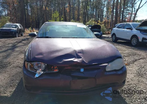 2003 Chevrolet Monte Carlo Ls from USA, damaged, VIN 2G1WW12E439442788